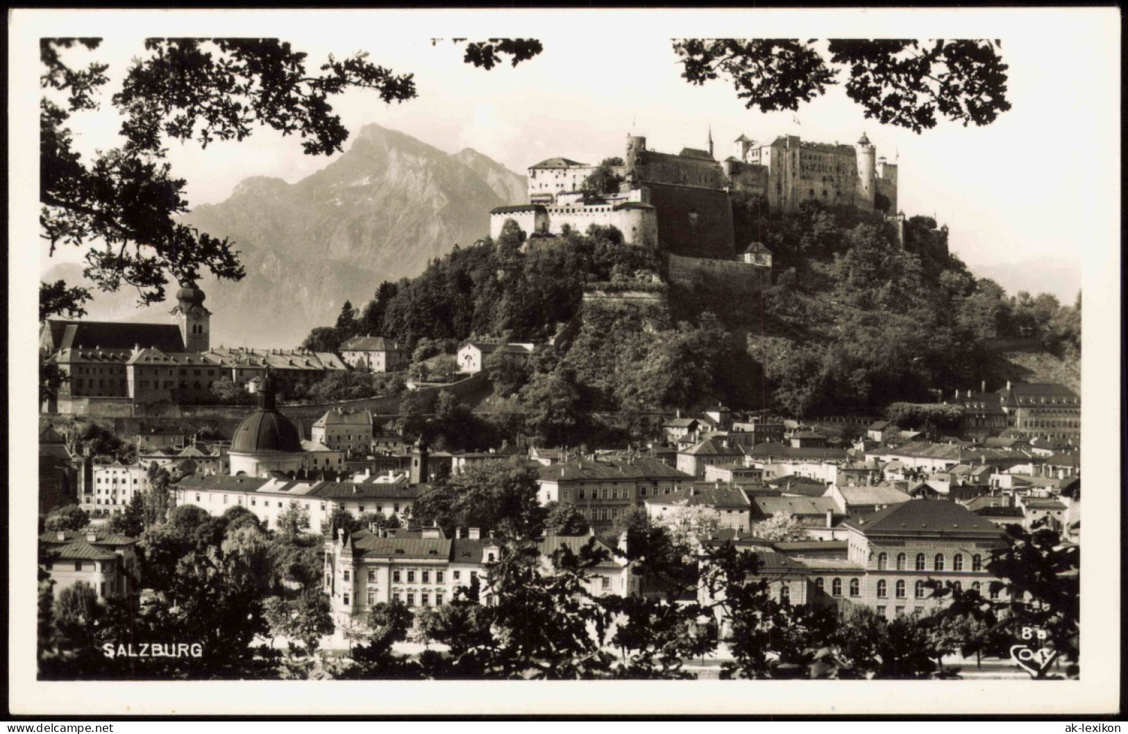 Ansichtskarte Salzburg Gesamtansicht Der Festung Hohensalzburg 1960 - Autres & Non Classés