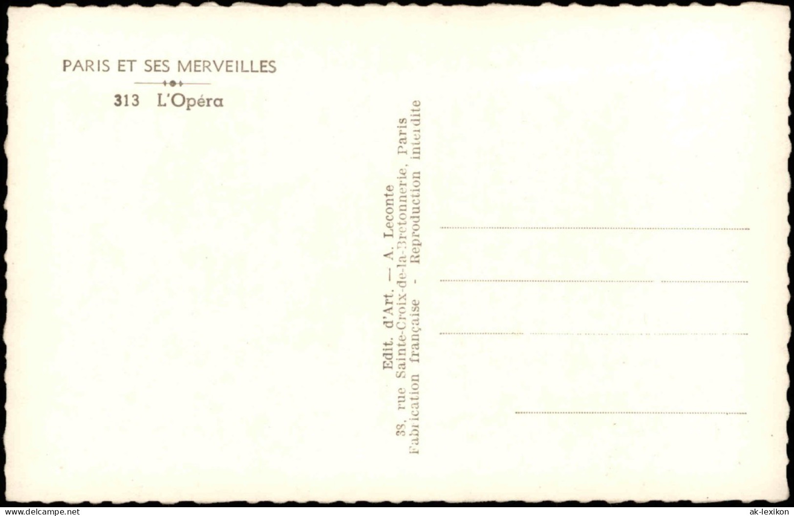 CPA Paris Oper Opéra Opernhaus 1950 - Autres & Non Classés