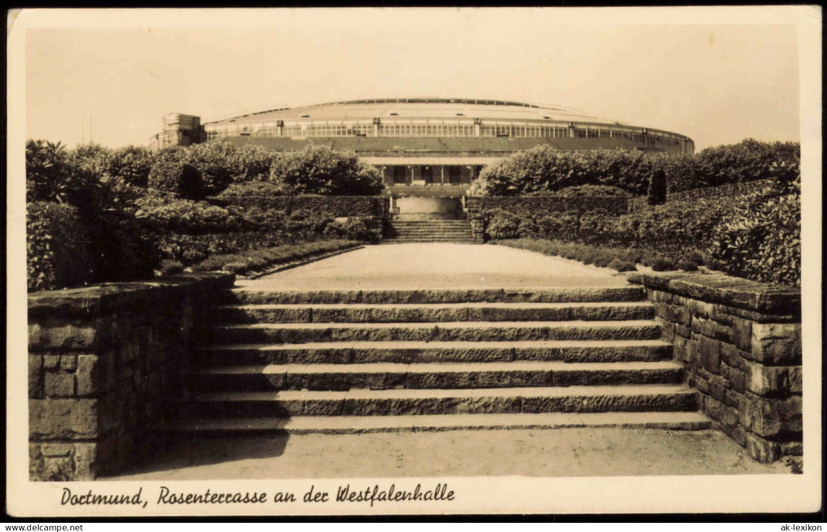 Ansichtskarte Dortmund Rosenterrasse An Der Westfalenhalle 1950 - Dortmund