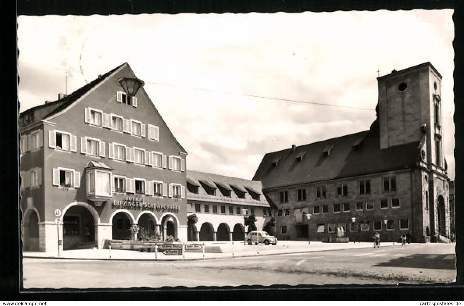 AK Crailsheim A. Jagst, Rathaus Mit Marktplatz  - Crailsheim