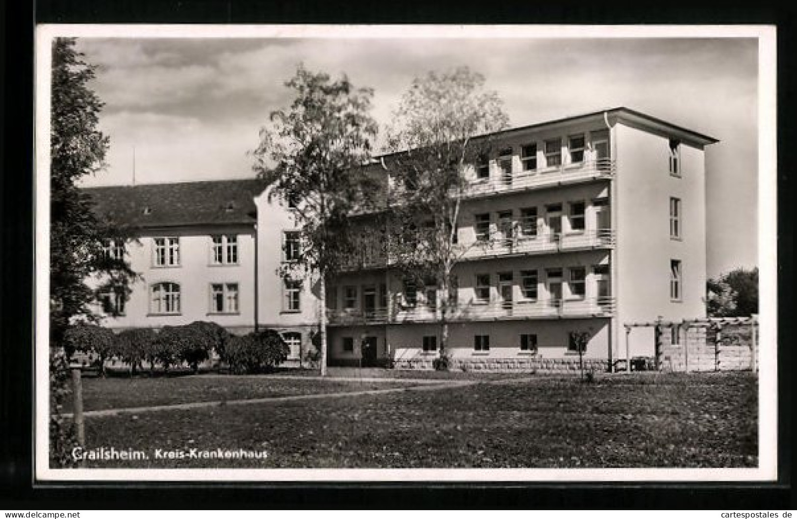 AK Crailsheim A. Jagst, Partie Am Kreiskrankenhaus  - Crailsheim