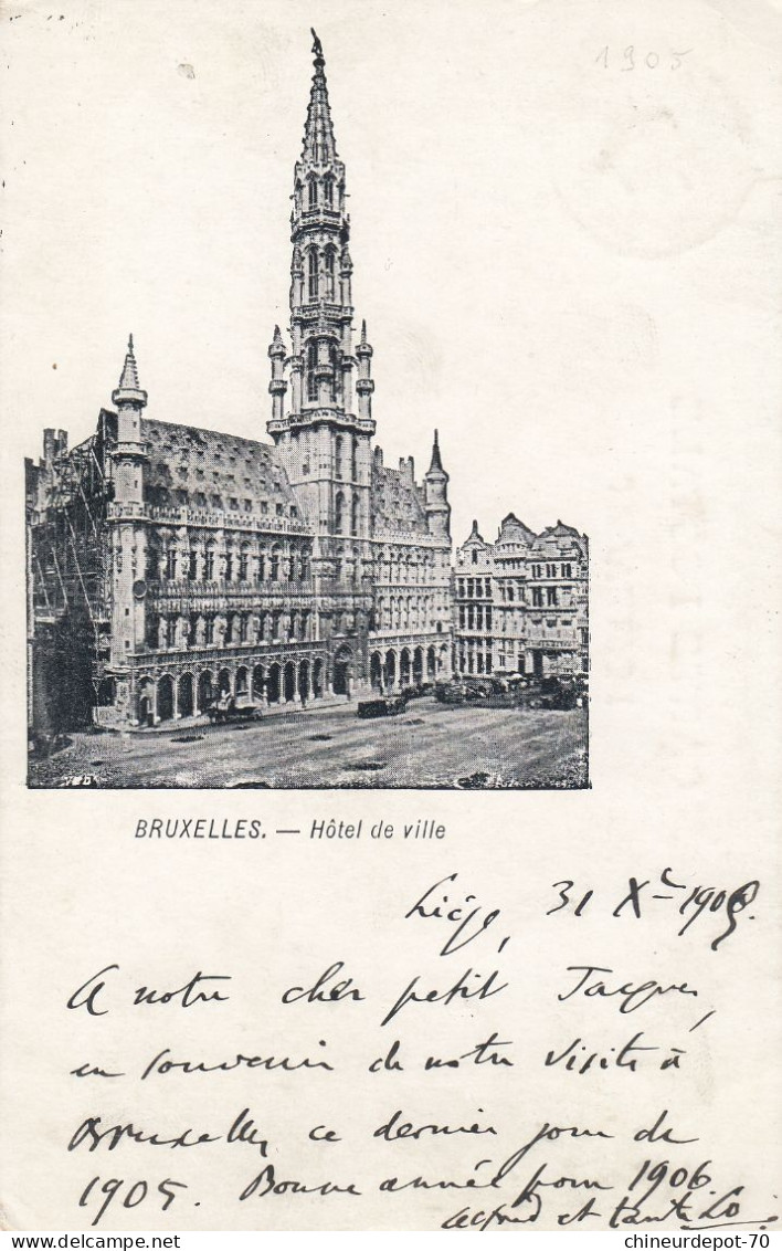 BRUXELLES HOTEL DE VILLE - Brussel (Stad)