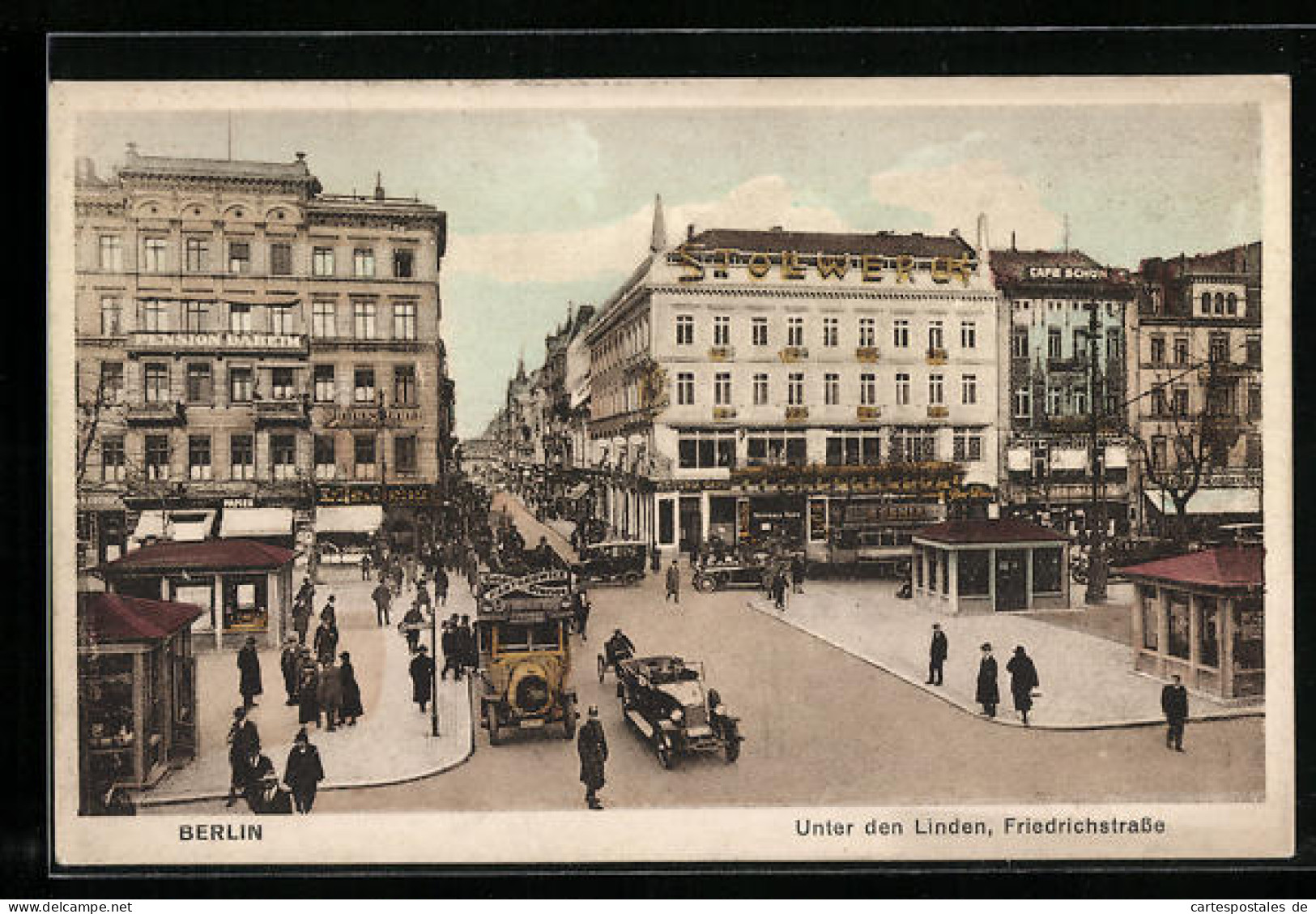 AK Berlin, Unter Den Linden Ecke Friedrichstrasse  - Mitte