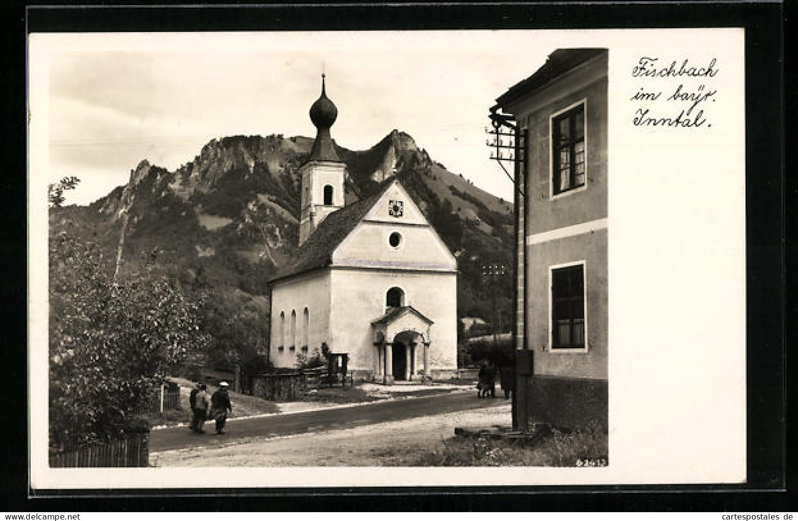 AK Fischbach / Bayr. Inntal, An Der Kirche  - Autres & Non Classés