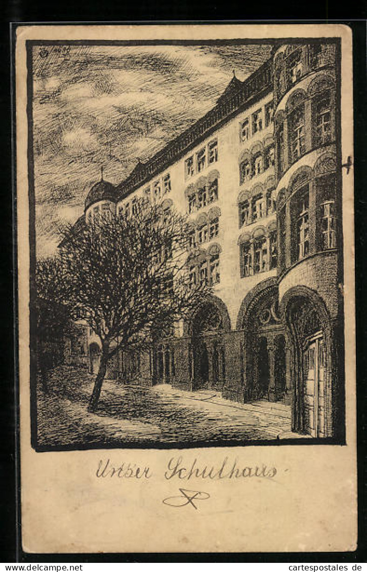 AK Berlin-Kreuzberg, Lyzeum Und Studienanstalt Der Ursulinen, Lindenstr. 39  - Kreuzberg