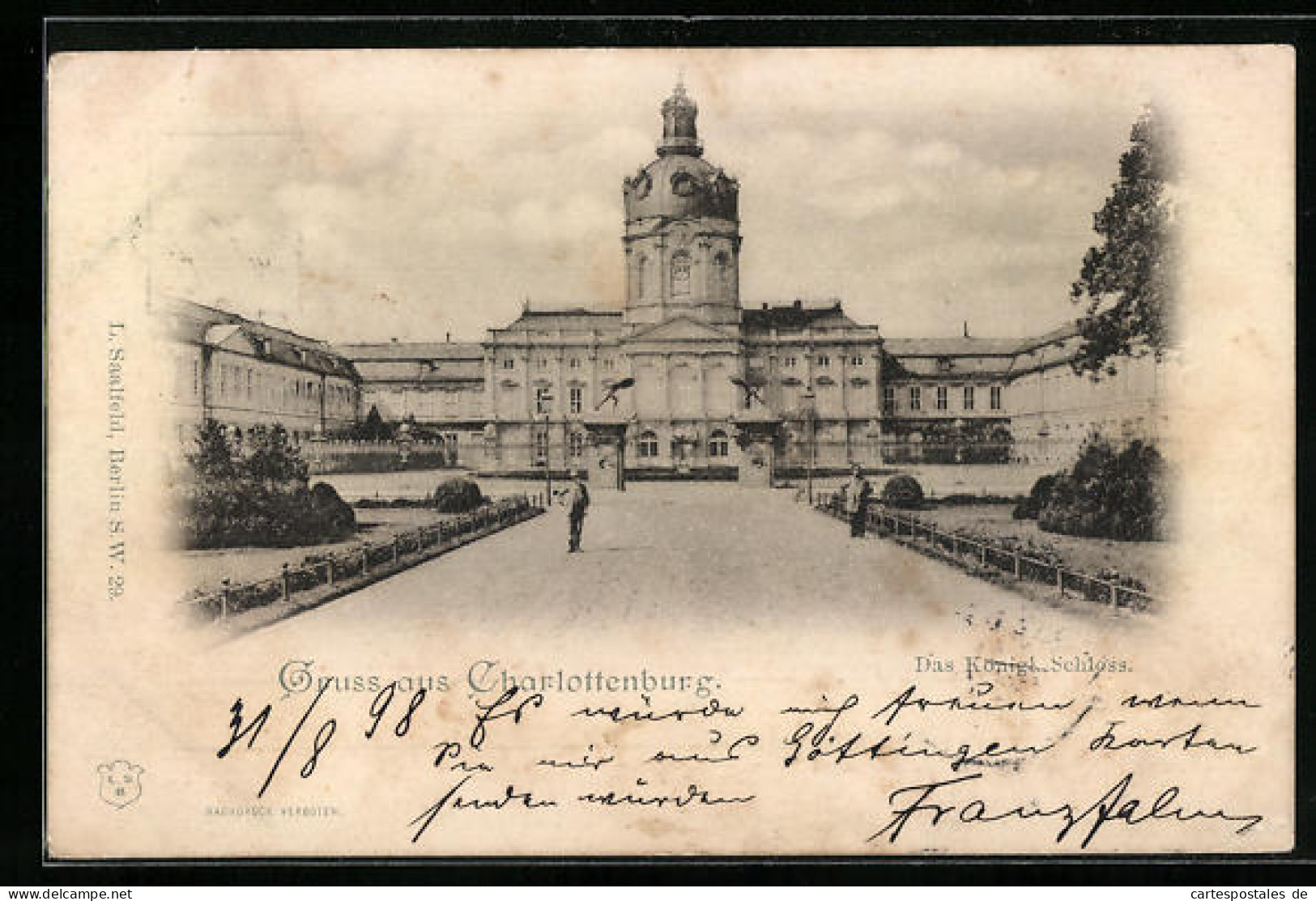 AK Charlottenburg, Das Königl. Schloss  - Charlottenburg