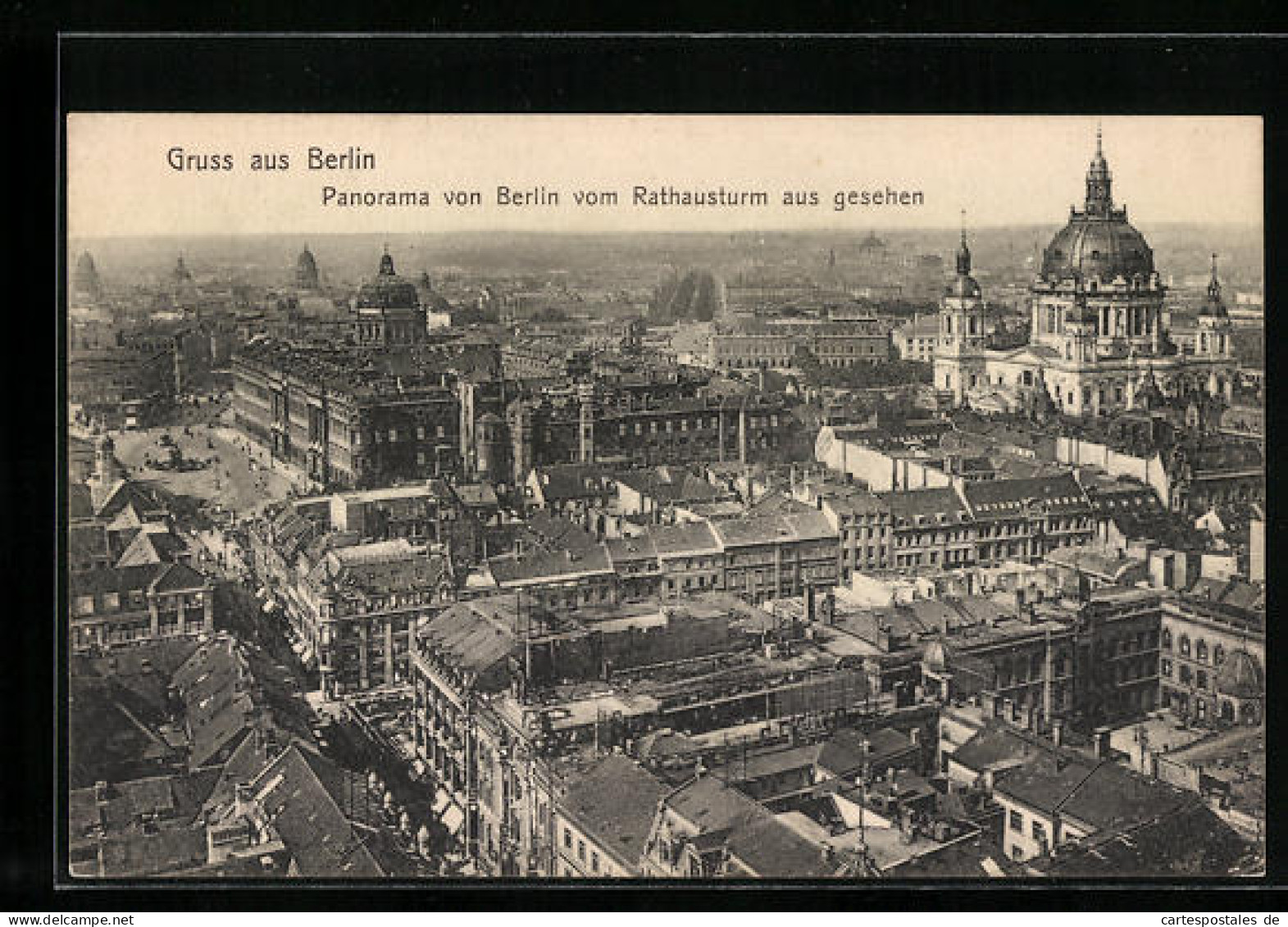 AK Berlin, Panorama Vom Rathausturm Aus Gesehen  - Mitte