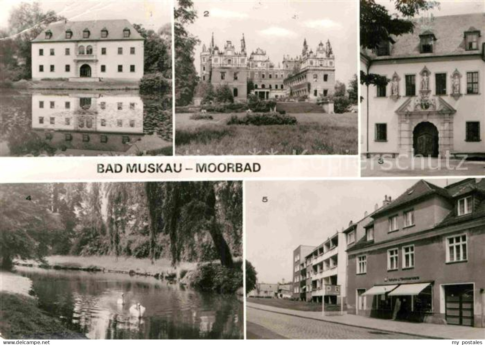 72858383 Bad Muskau Oberlausitz Schloss Schlossruine Park Kirchstrasse  Bad Musk - Bad Muskau