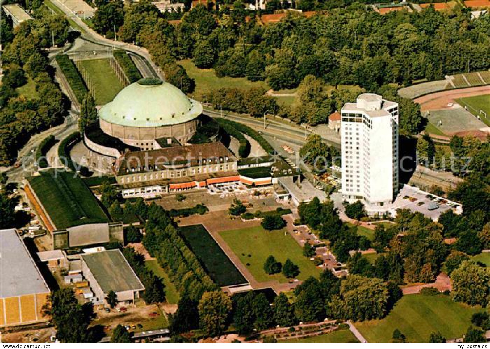 72858371 Hannover Fliegeraufnahme Stadthalle Hotel Am Stadtpark  Hannover - Hannover