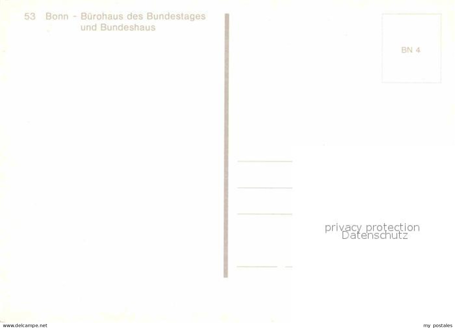 72858251 Bonn Rhein Buerohaus Des Bundestages Und Bundeshaus Rheinfaehre Bonn - Bonn