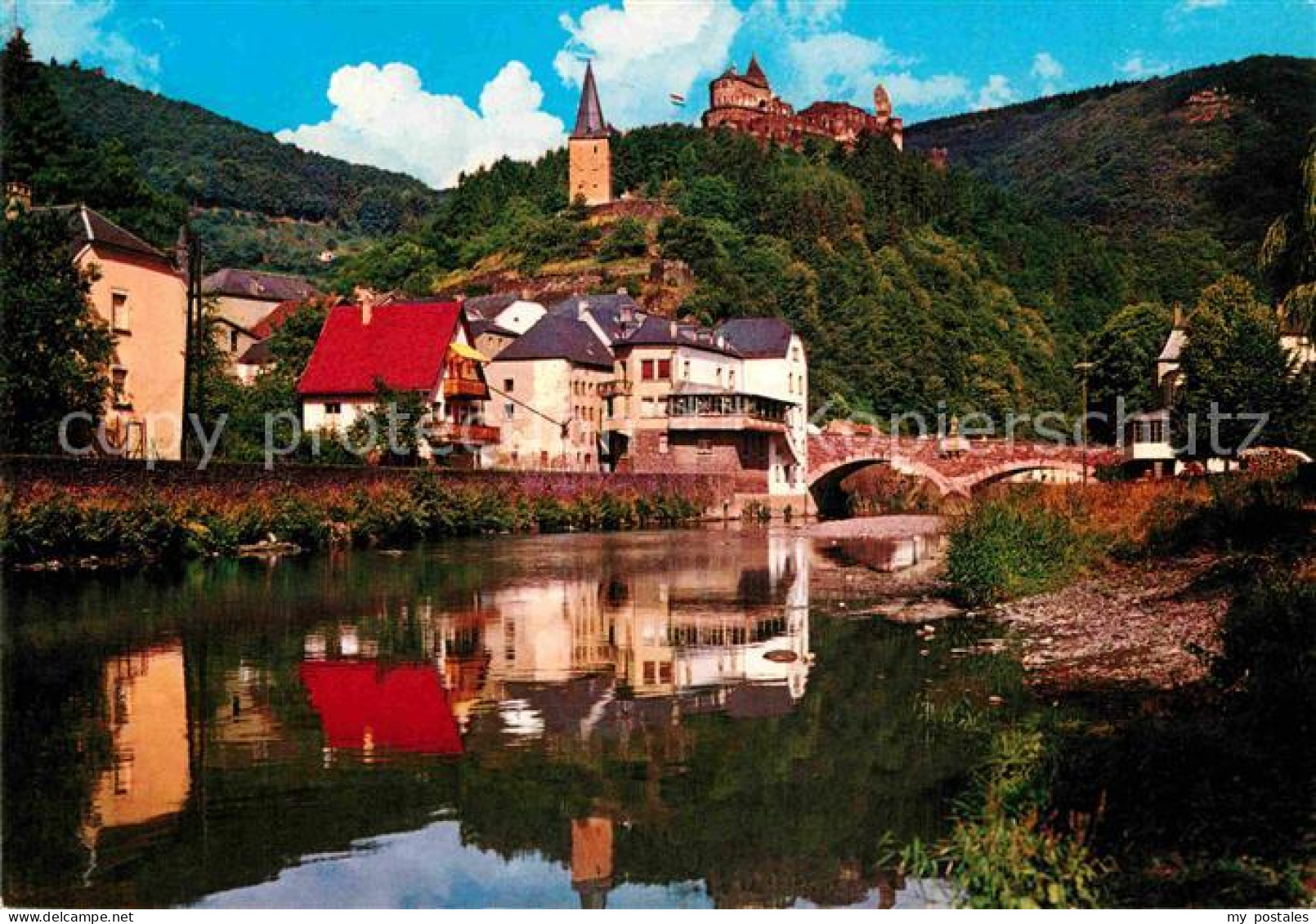 72858211 Vianden Chateau Hockelstour Pont De Our  - Sonstige & Ohne Zuordnung