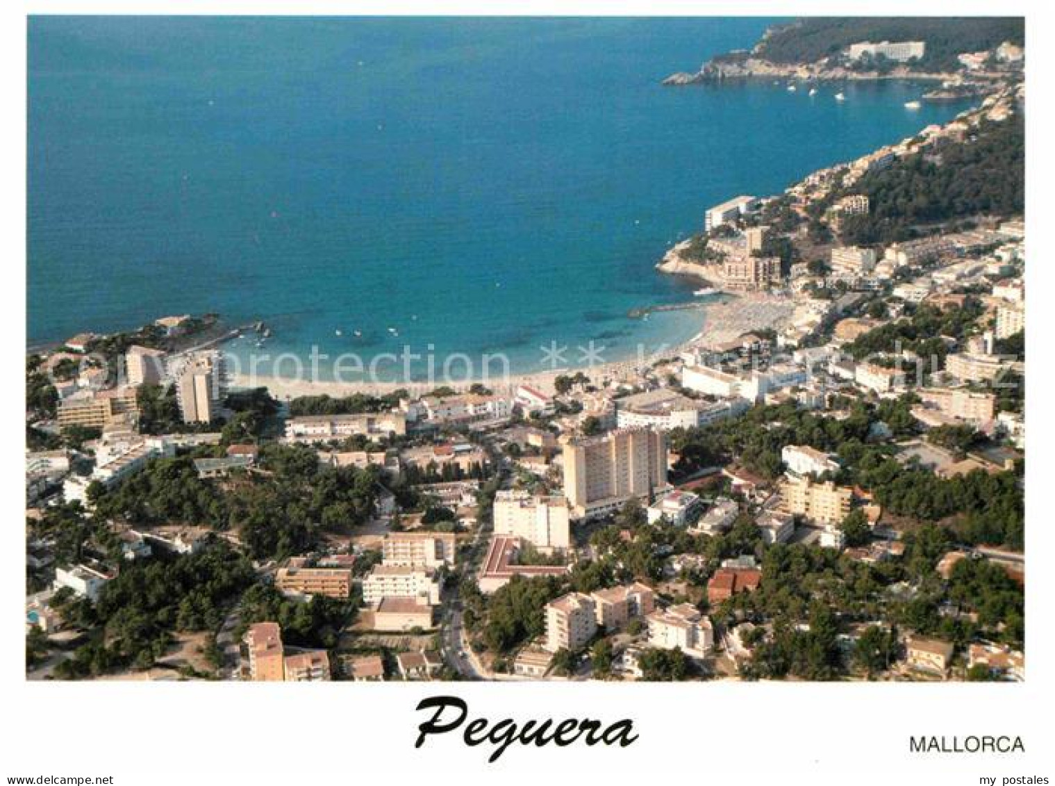 72858137 Peguera Mallorca Islas Baleares Fliegeraufnahme Paguera Calvia - Other & Unclassified