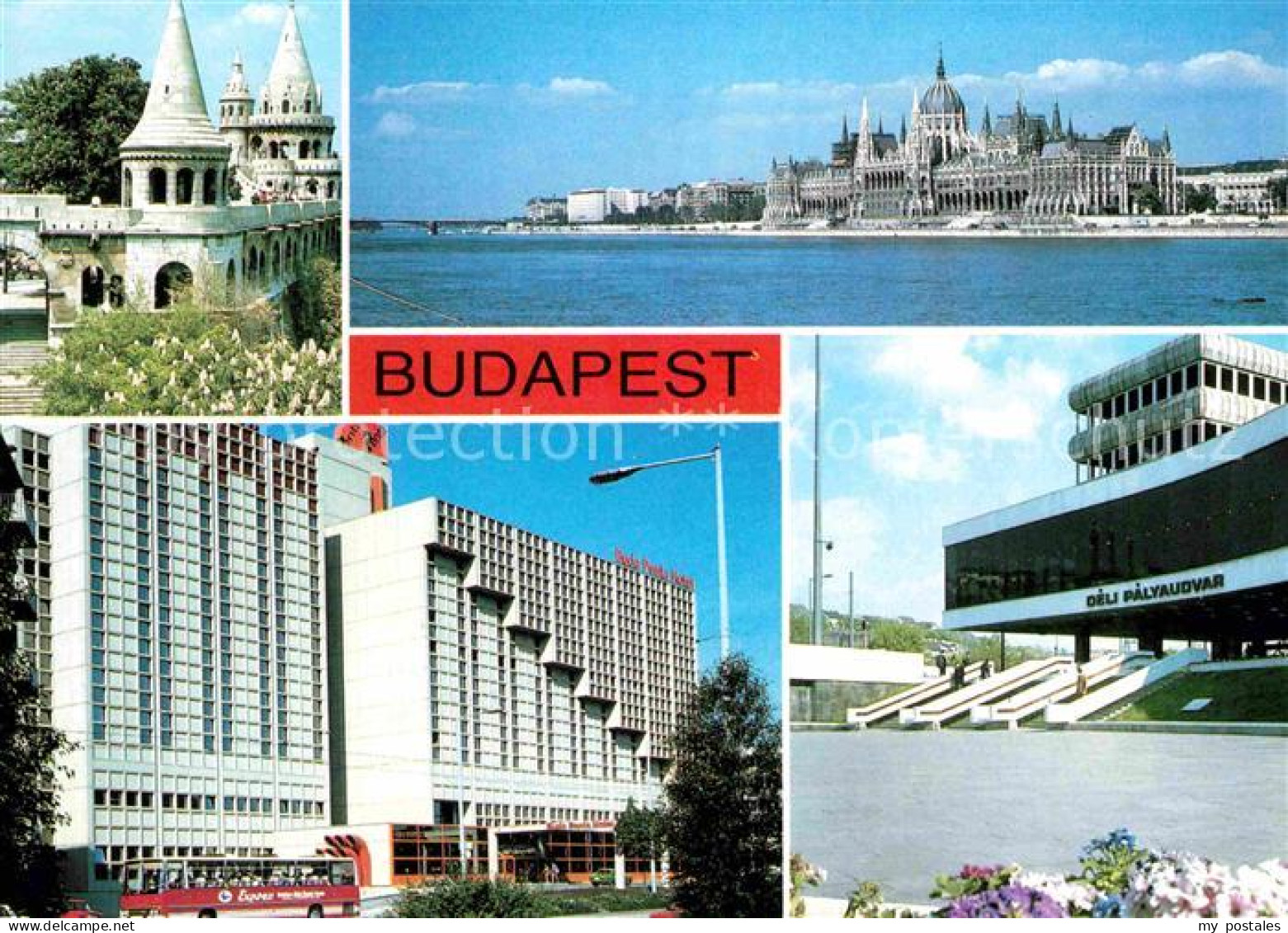 72858098 Budapest Fischerbastei Hotel Deli Palyaudvar Bahnhof Stadtteil Buda Bud - Ungheria