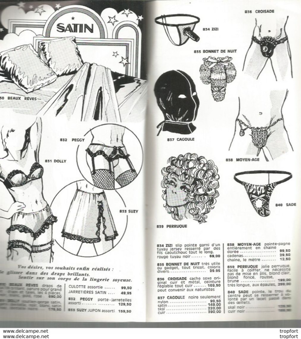 Catalogue Ancien LINGERIE FINE Et SEXY HOMME JACKY JAC Paris Fille Sexy Nu Nue Gay - Reclame