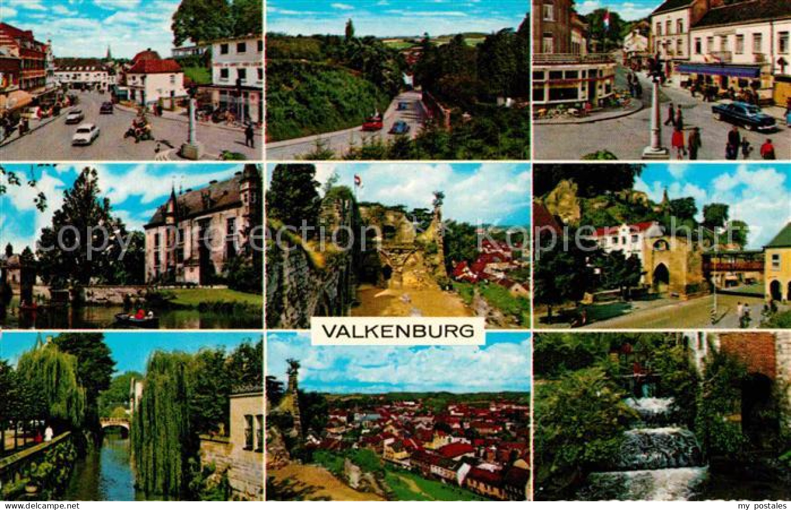 72858072 Valkenburg Suedholland Ortsmotive Schloss Burgruine Partie Am Fluss Was - Altri & Non Classificati