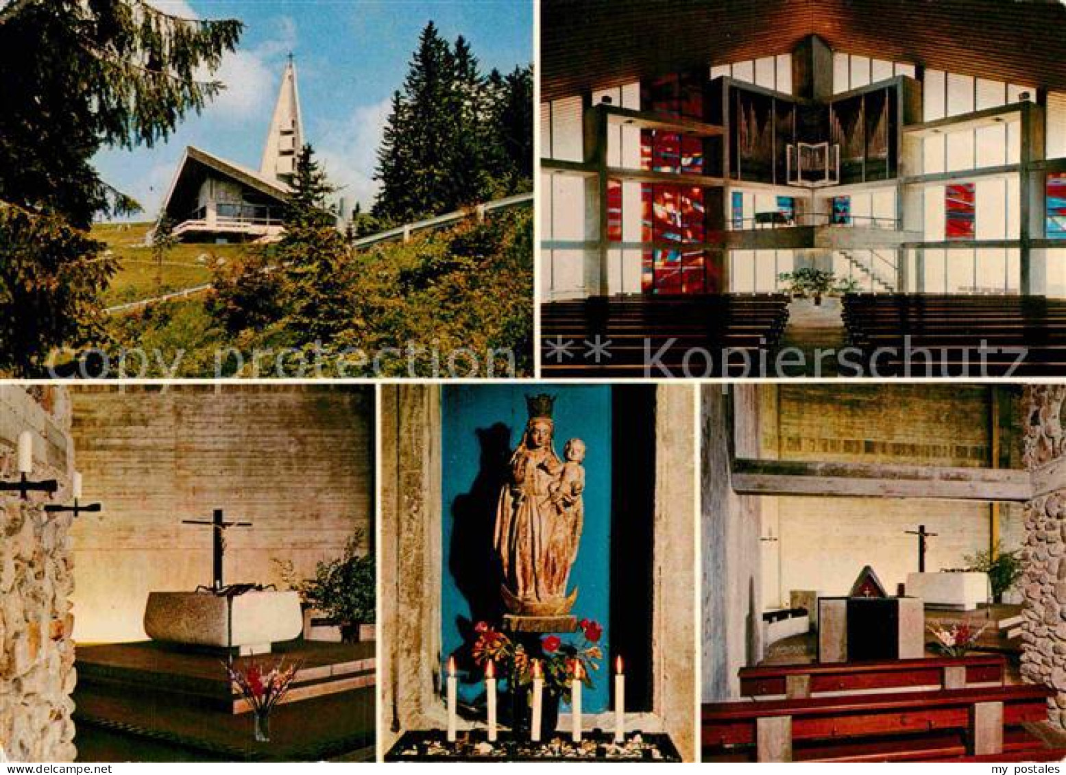 72857446 Feldberg Schwarzwald Kirche Der Verklaerung Christi Inneres Altar Maria - Feldberg