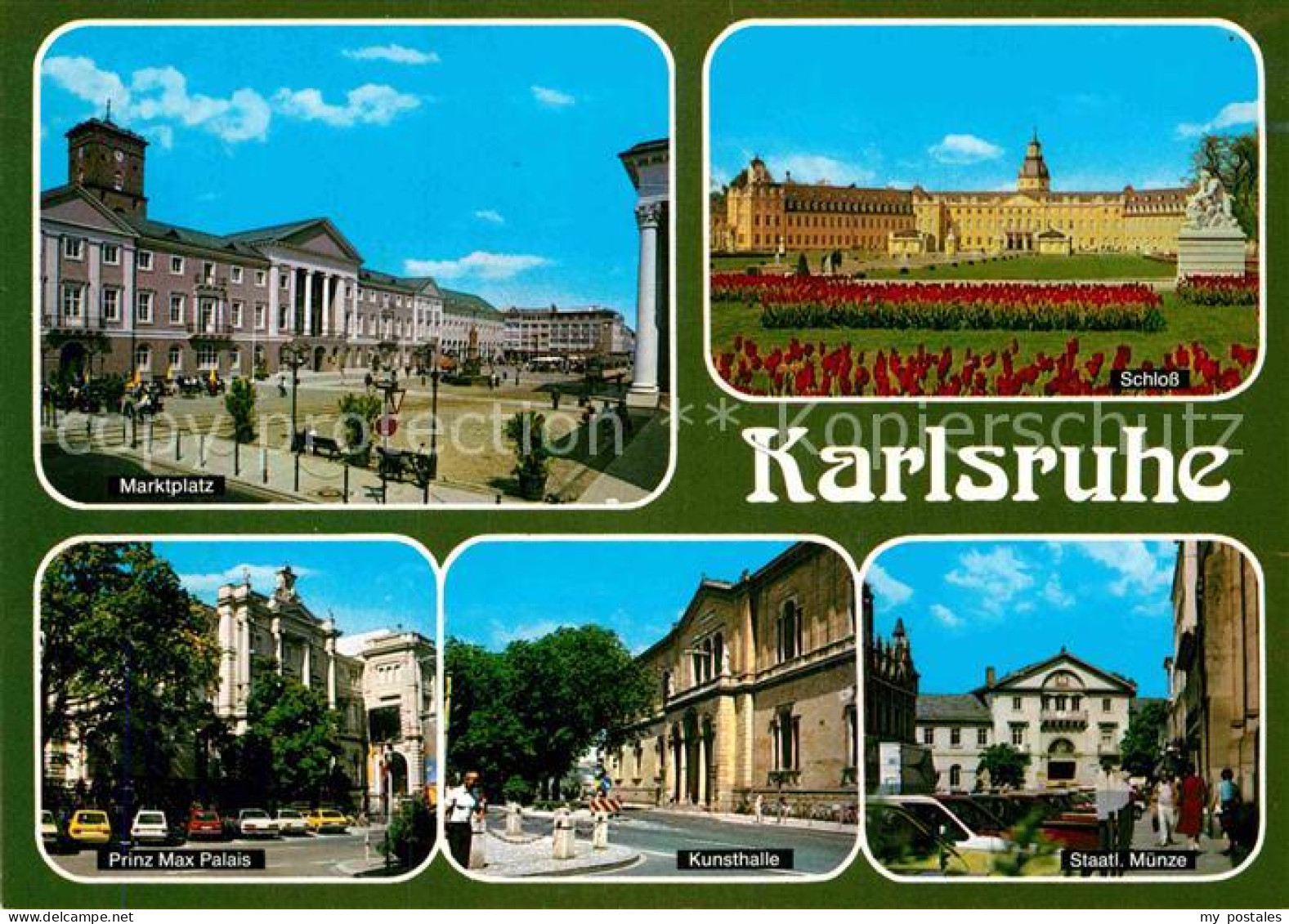 72857430 Karlsruhe Baden Marktplatz Schloss Prinz Max Palais Kunsthalle Staatl M - Karlsruhe