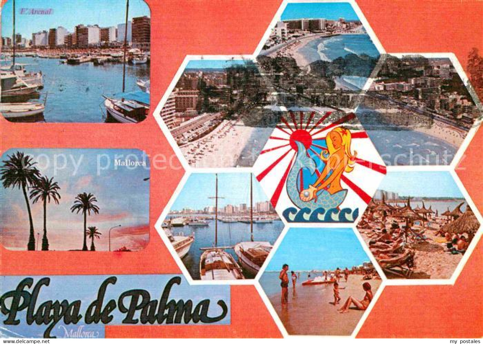 72857396 Playa De Palma Mallorca El Arenal Strandpartien Hafen Spanien - Sonstige & Ohne Zuordnung