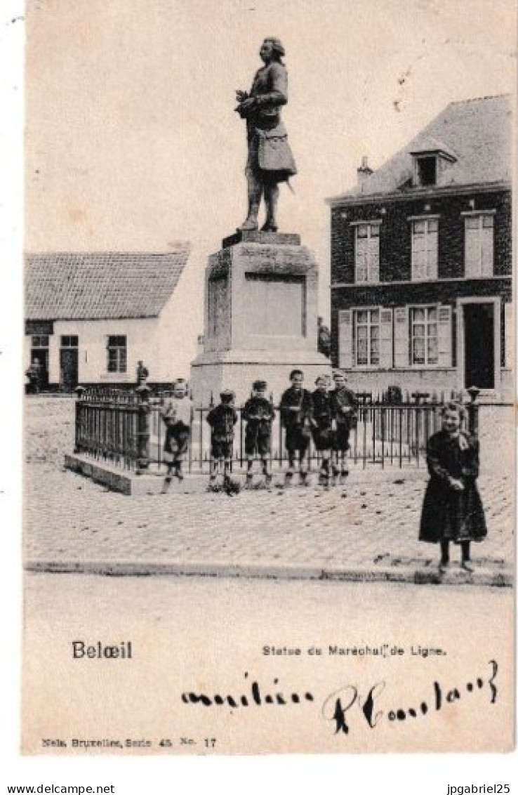 Beloeil  Statue Du Marechal De Ligne - Belöil