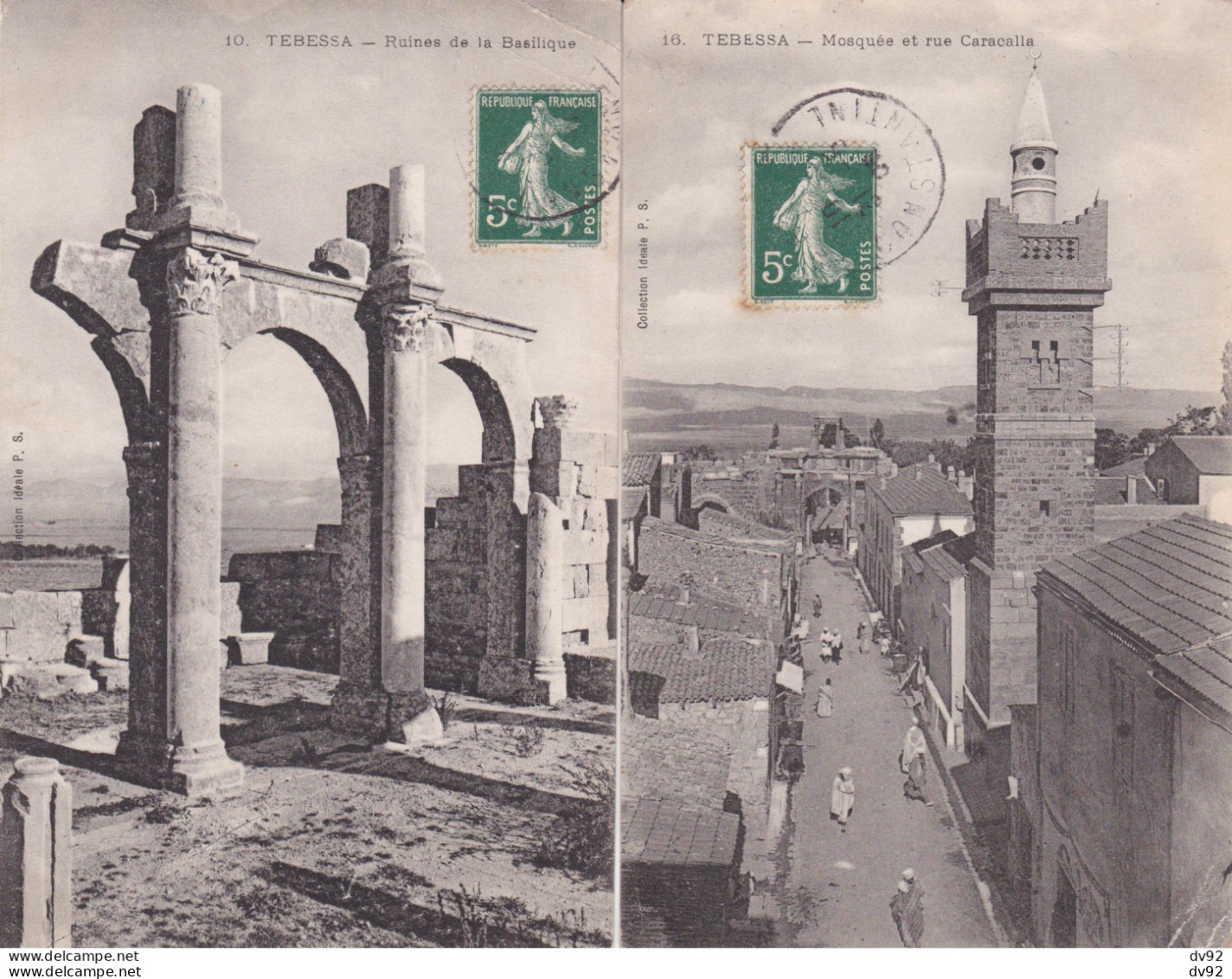 ALGERIE TEBESSA LOT DE 5 CARTES POSTALES - Tebessa