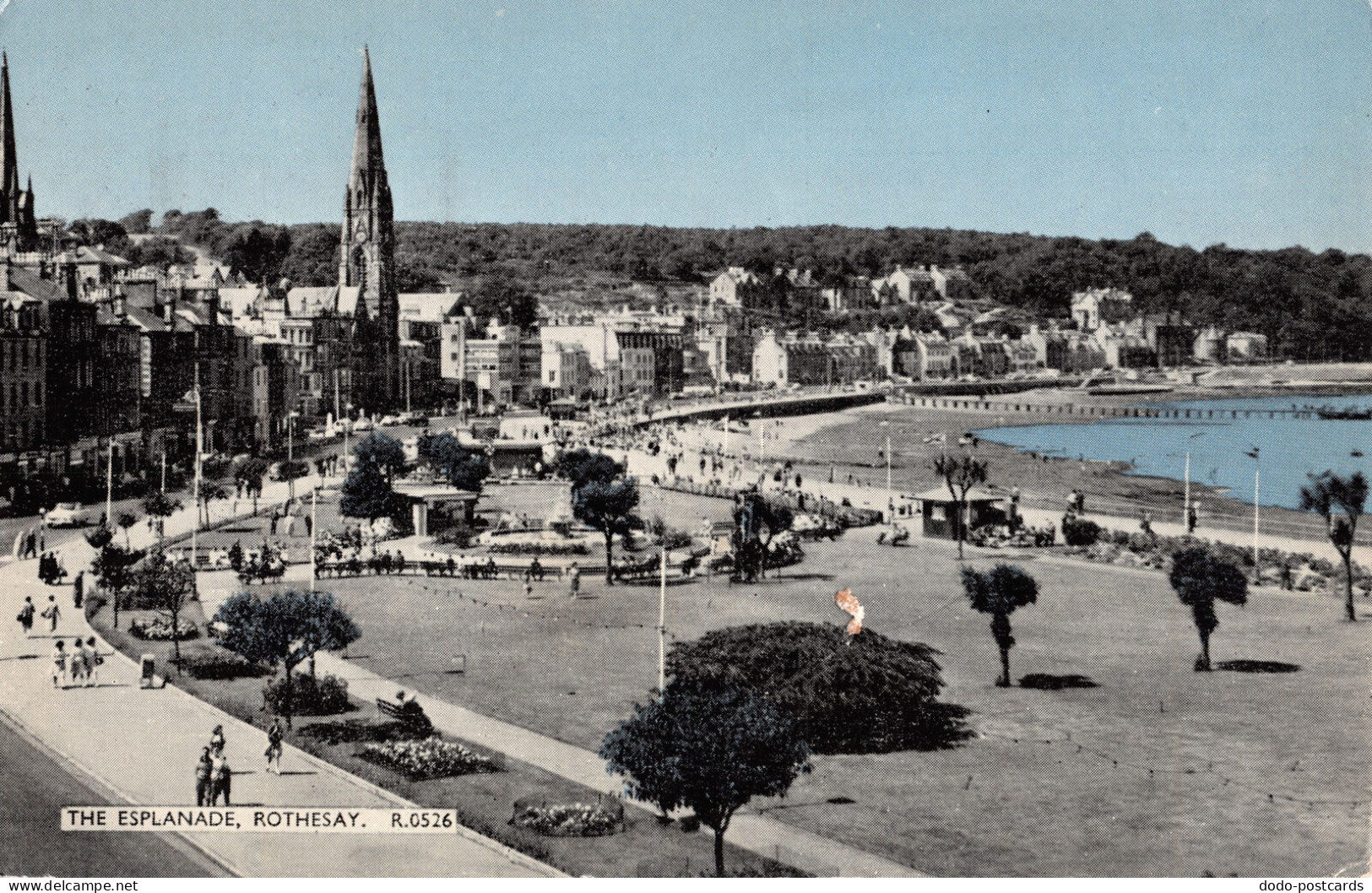 R331133 Rothesay. The Esplanade. E. T. W. Dennis. Photoblue. 1964 - Monde