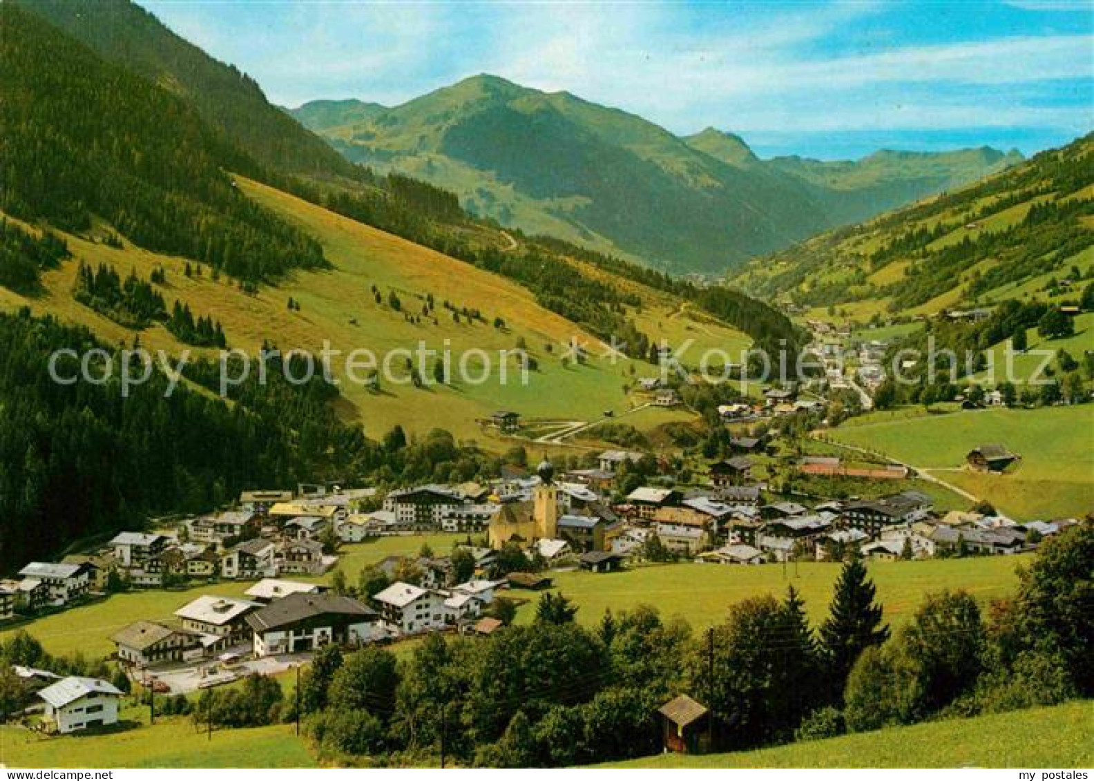 72857101 Saalbach-Hinterglemm Panorama Hoehenluftkurort Salzburger Land Saalbach - Sonstige & Ohne Zuordnung