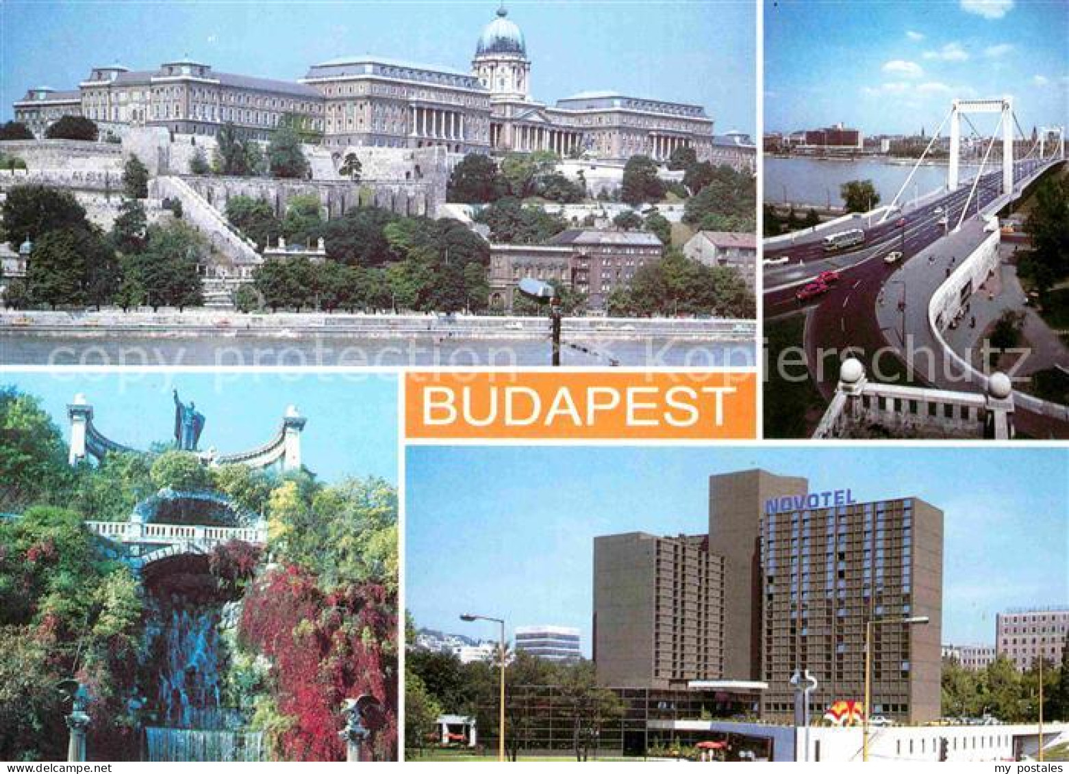 72857073 Budapest Prager Burg Bruecke Gellert Wasserfall Novotel Budapest - Ungheria