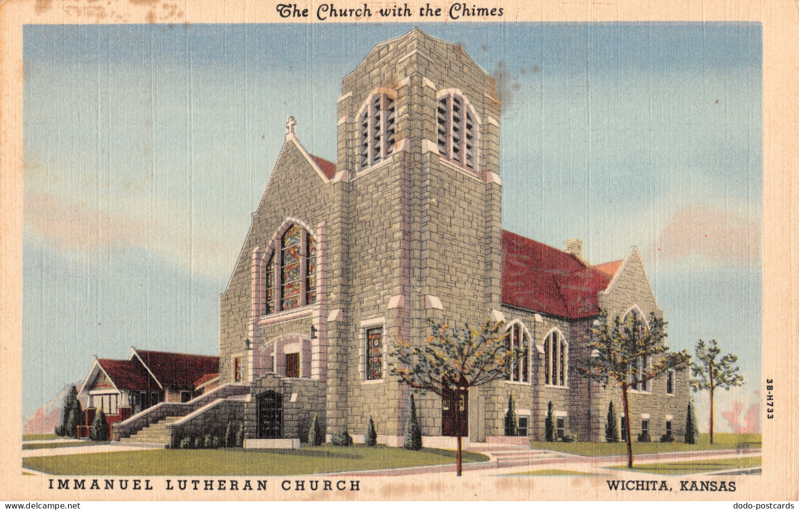 R329245 Wichita. Kansas. Immanuel Lutheran Church. The Church With The Chimes. G - Monde