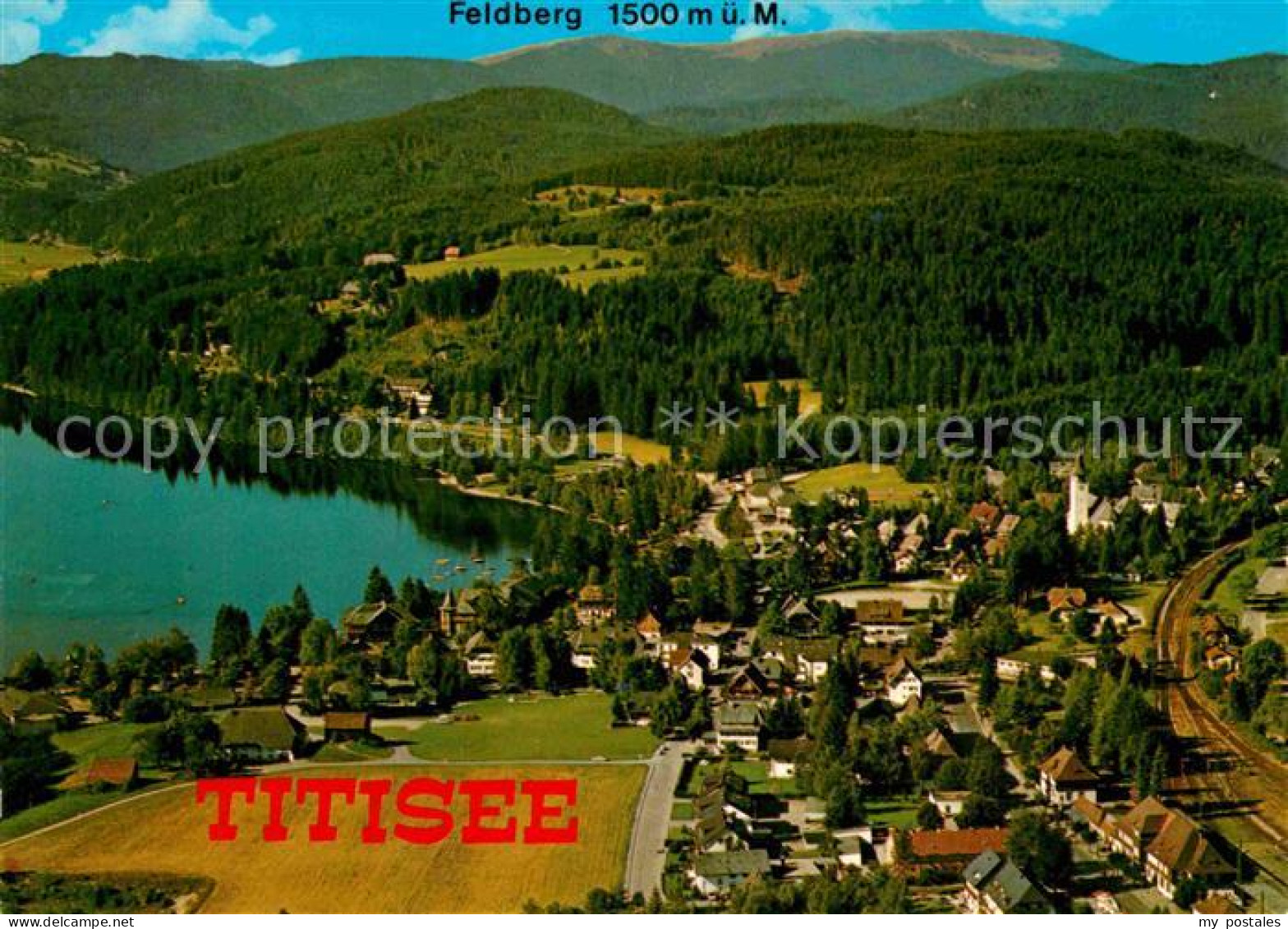 72856978 Titisee Fliegeraufnahme Titisee - Titisee-Neustadt