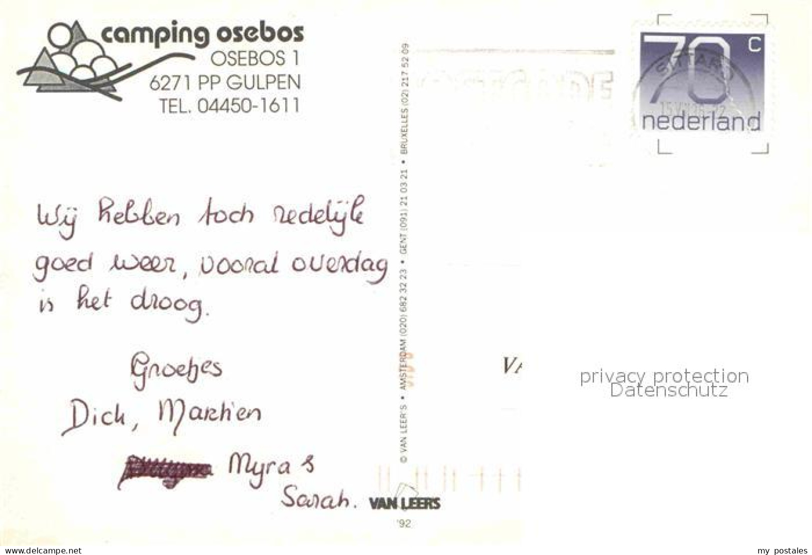 72856967 Gulpen Campingplatz Osebos  - Autres & Non Classés