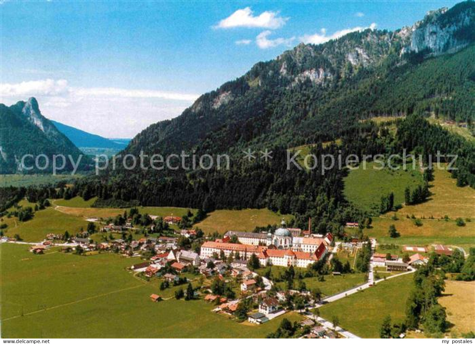 72856939 Ettal Fliegeraufnahme Benediktiner Kloster  Ettal - Other & Unclassified