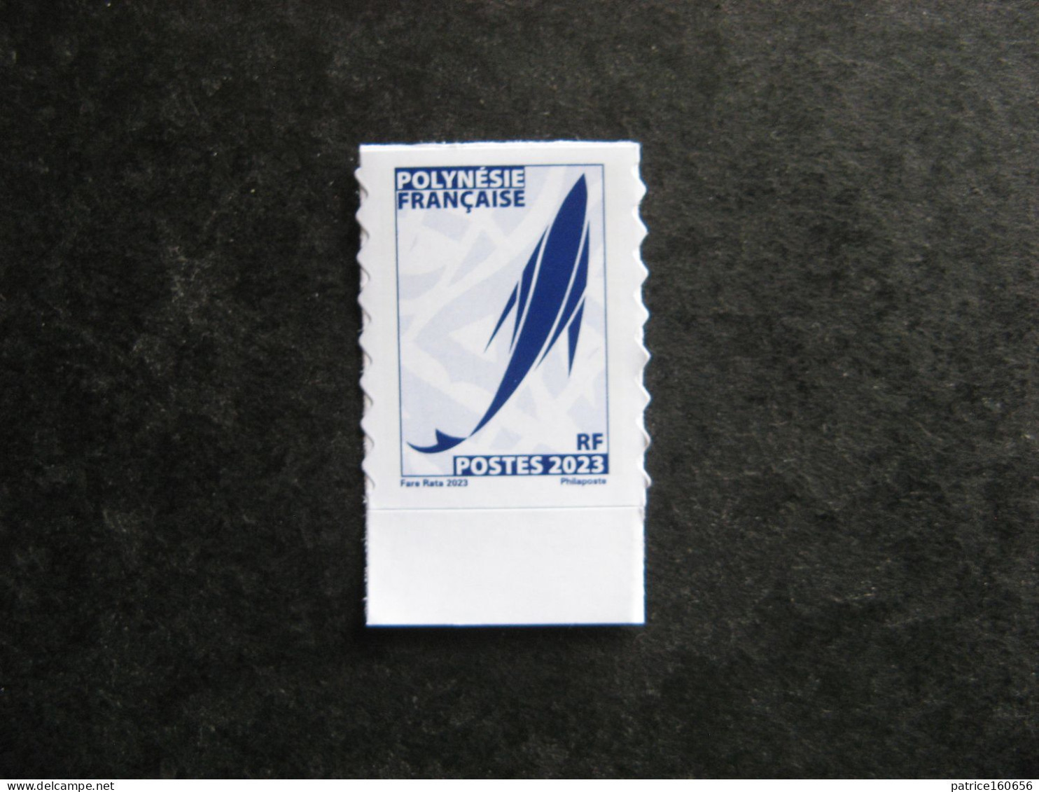 Polynésie: TB  Timbre De Série Courante Marara Bleu De 2023 , Neuf XX. - Unused Stamps