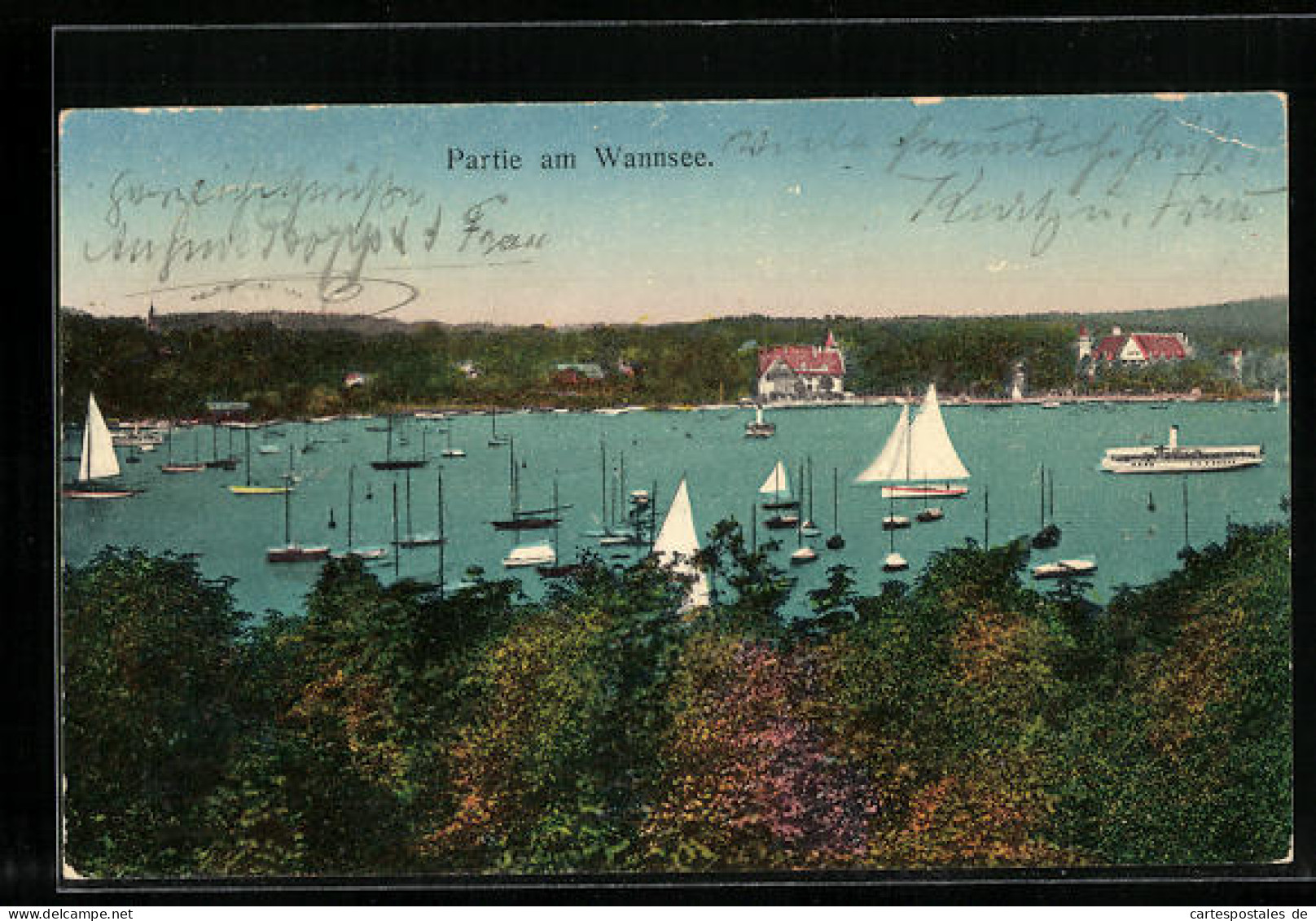 AK Berlin-Wannsee, Segelboote Auf Dem Wannsee  - Wannsee