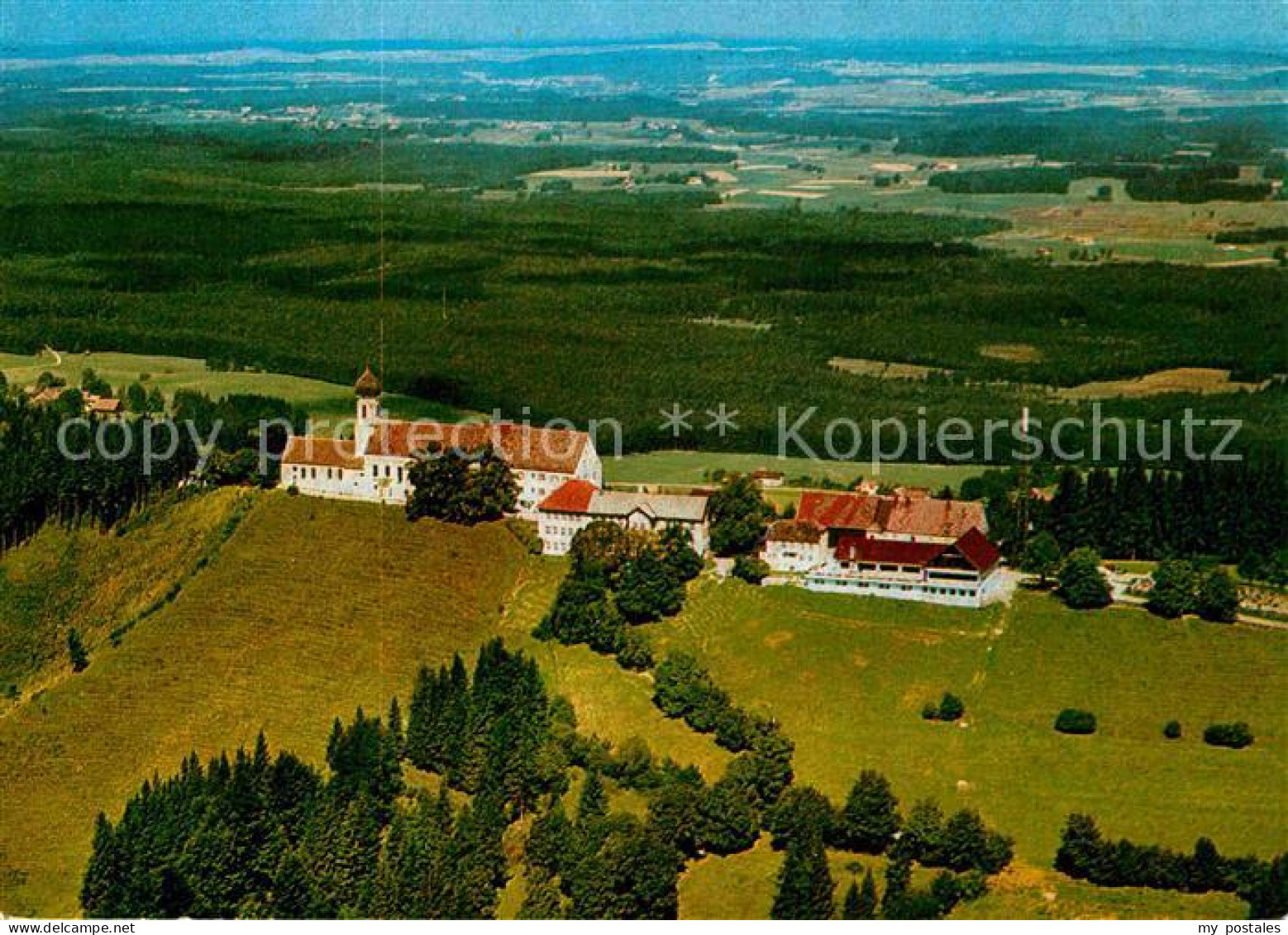 72856871 Hohenpeissenberg Fliegeraufnahme Berggasthof Bayrischer Rigi Brandach - Autres & Non Classés