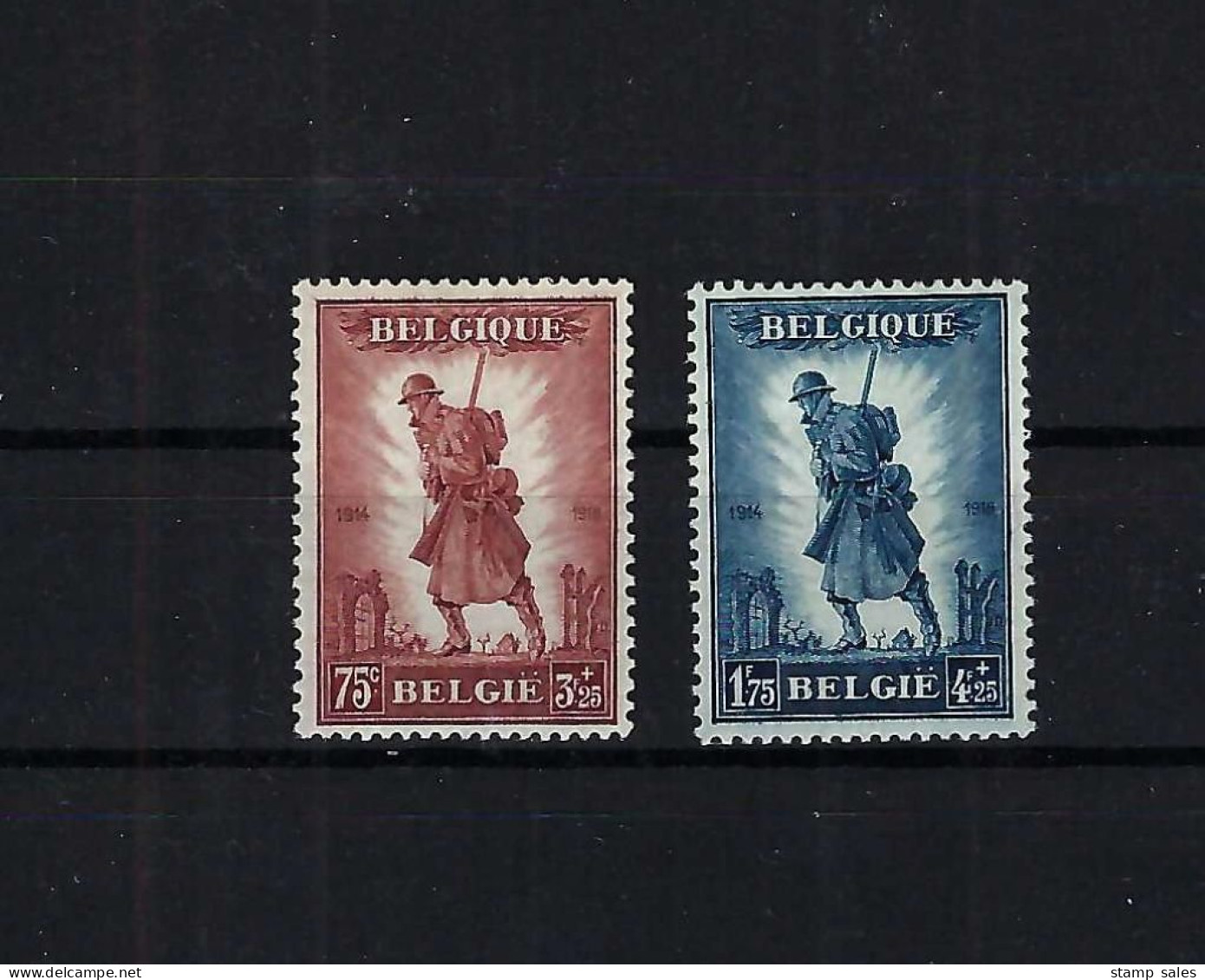 België N°351/352 Infanterie 1932 MNH ** COB € 440,00 SUPERB - Unused Stamps