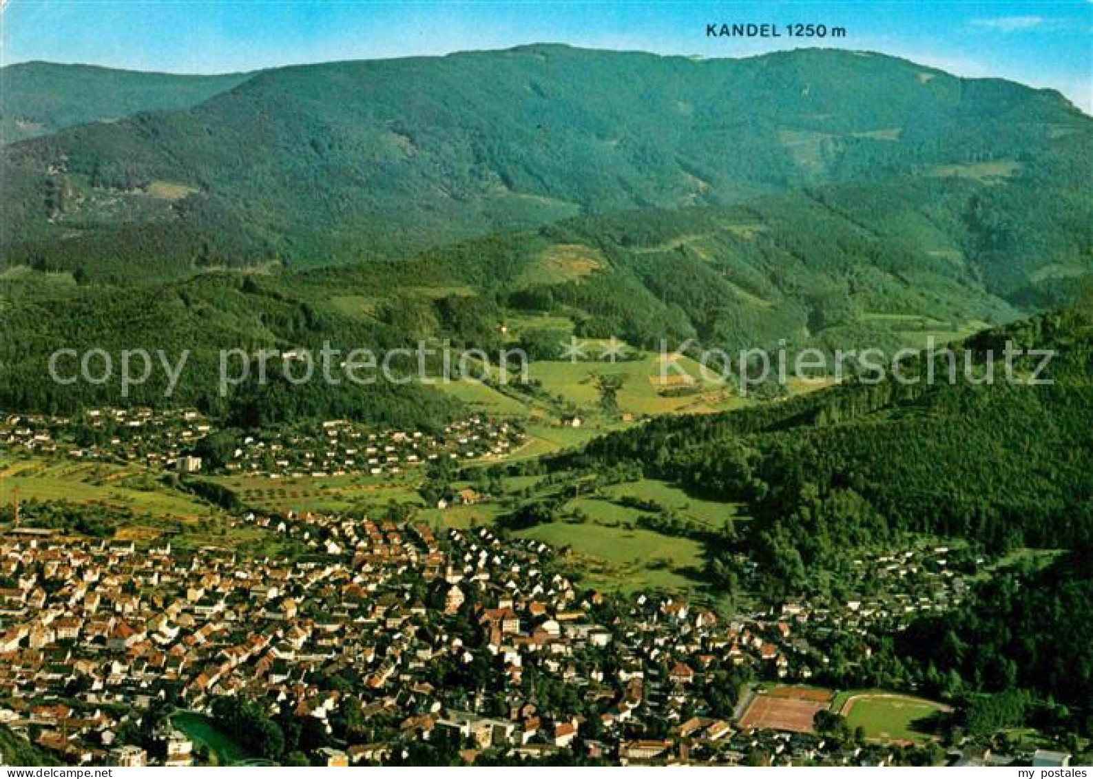 72856831 Waldkirch Breisgau Fliegeraufnahme Blick Zum Kandel Waldkirch - Andere & Zonder Classificatie