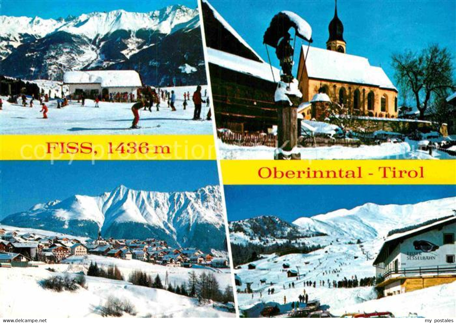 72856772 Fiss Tirol Skigebiet Kirche  Fiss - Autres & Non Classés