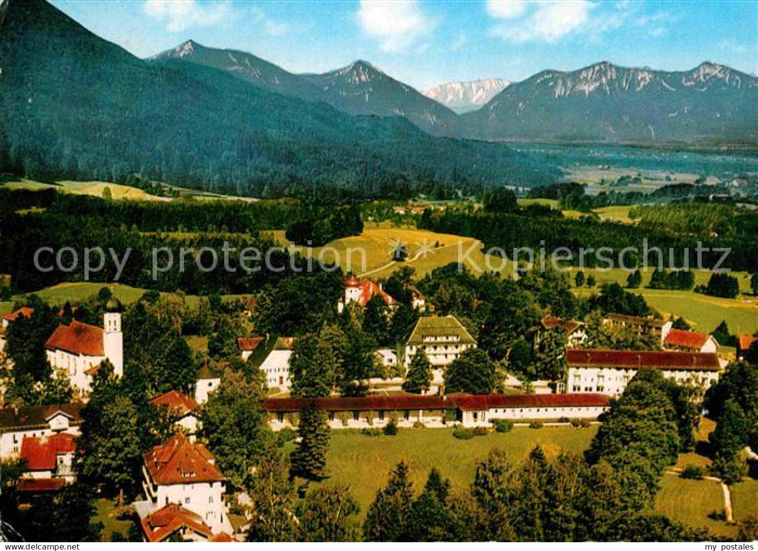 72856691 Bad Heilbrunn Fliegeraufnahme Kuranlagen Bad Heilbrunn - Sonstige & Ohne Zuordnung