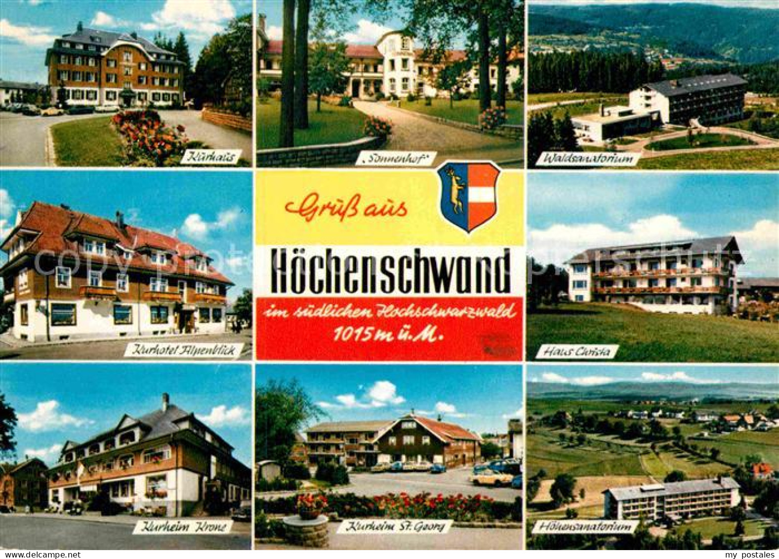 72856450 Hoechenschwand Kurhaus Sonnenhof Waldsanatorium Kurhotel Alpenblick Hau - Höchenschwand