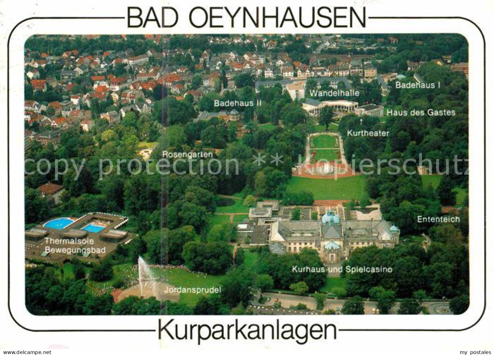 72856370 Bad Oeynhausen Kuranlagen Badehaeuser Wandelhalle Spielcasino Jordanspr - Bad Oeynhausen