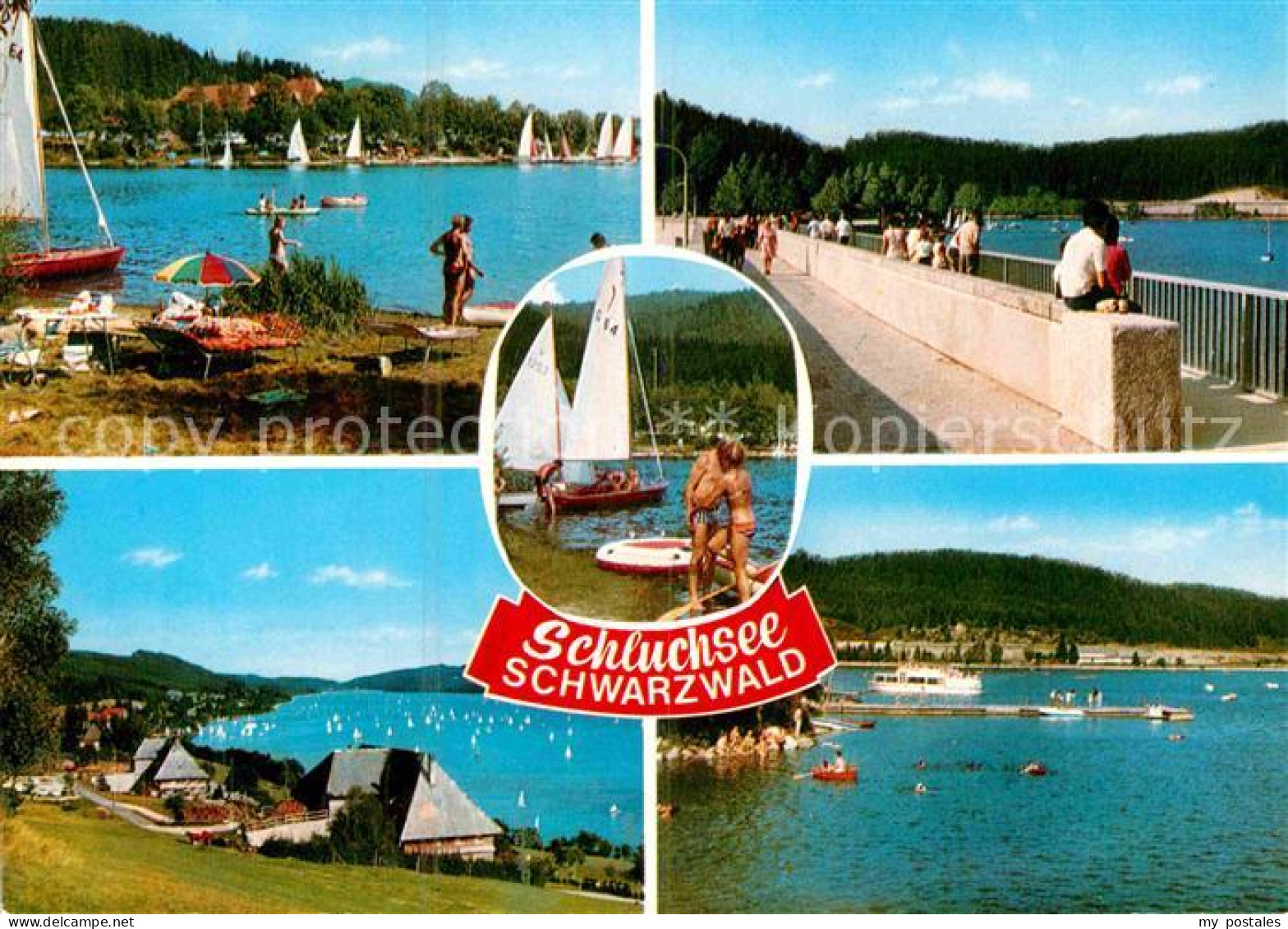 72856361 Schluchsee Seepartien Staumauer Schluchsee - Schluchsee