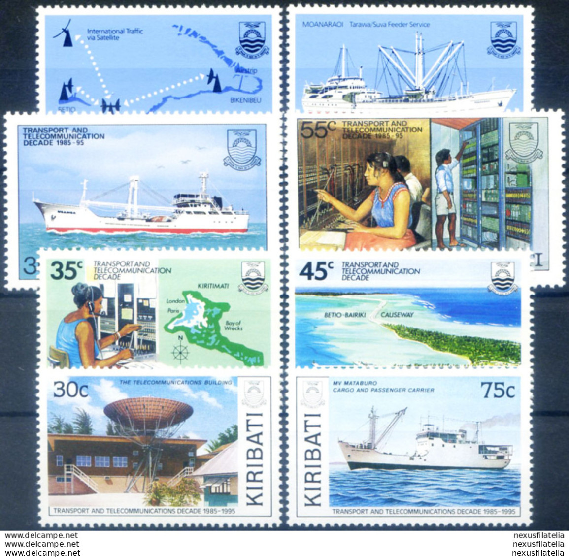 Trasporti E Telecomunicazioni 1985-1989. - Kiribati (1979-...)