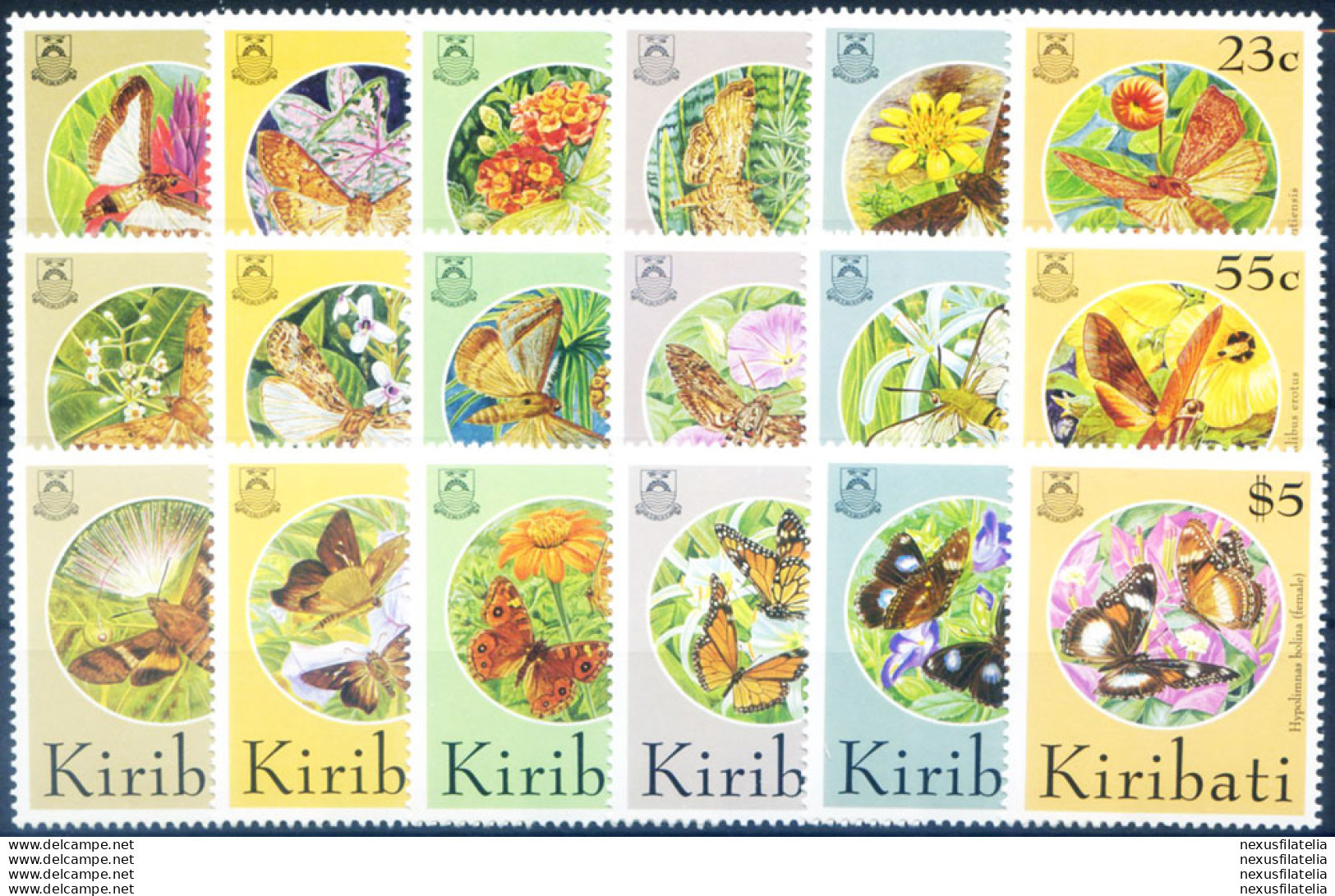 Definitiva. Fiori E Farfalle 1994. - Kiribati (1979-...)