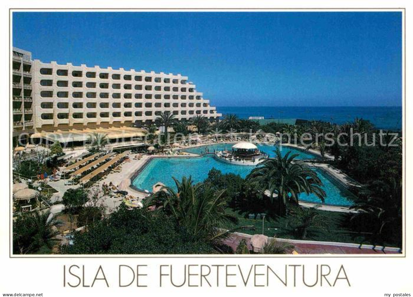 72856047 Corralejo Hotel Tres Islas Swimming Pool Meerblick La Oliva Fuerteventu - Autres & Non Classés