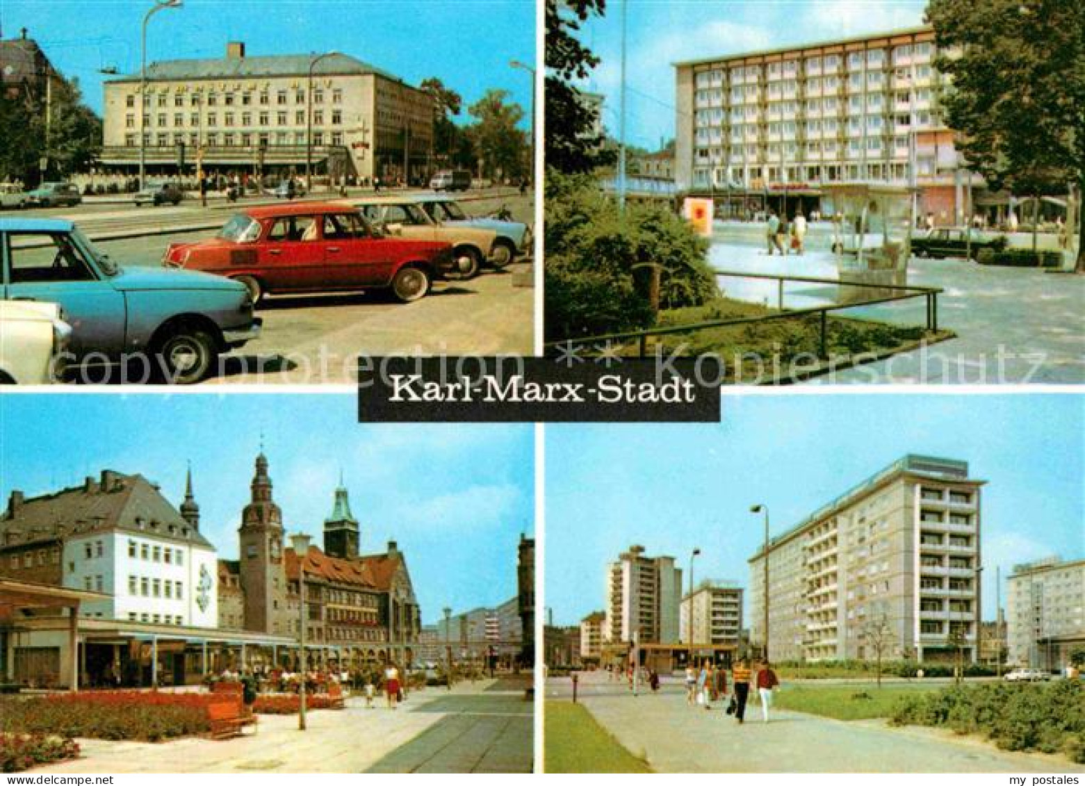 72856004 Karl-Marx-Stadt Interhotel Chemnitzer Hof Interhotel Moskau Rosenhof Ma - Chemnitz