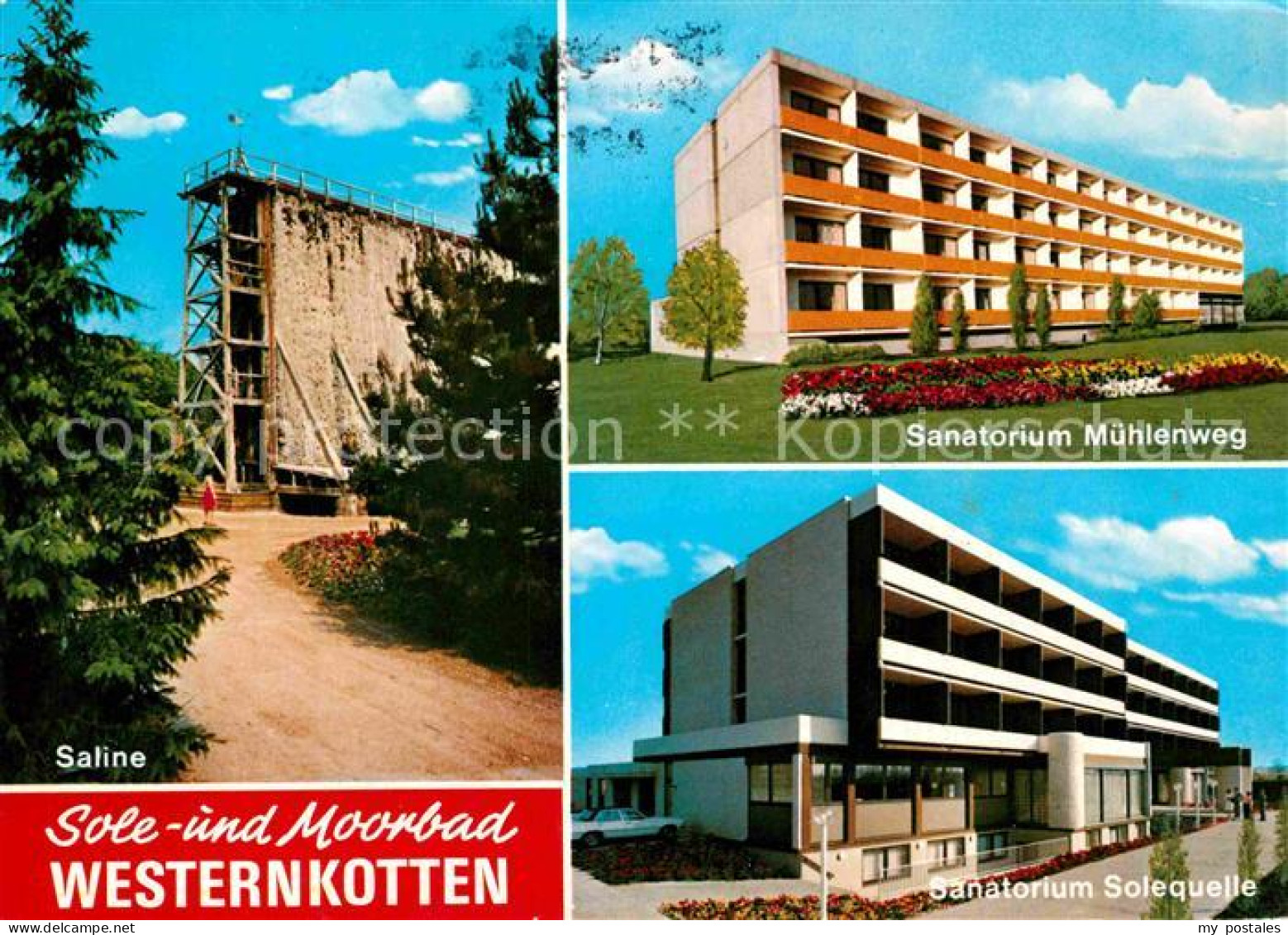 72855886 Bad Westernkotten Saline Sanatorium Muehlenweg Und Solequelle Bad Weste - Sonstige & Ohne Zuordnung