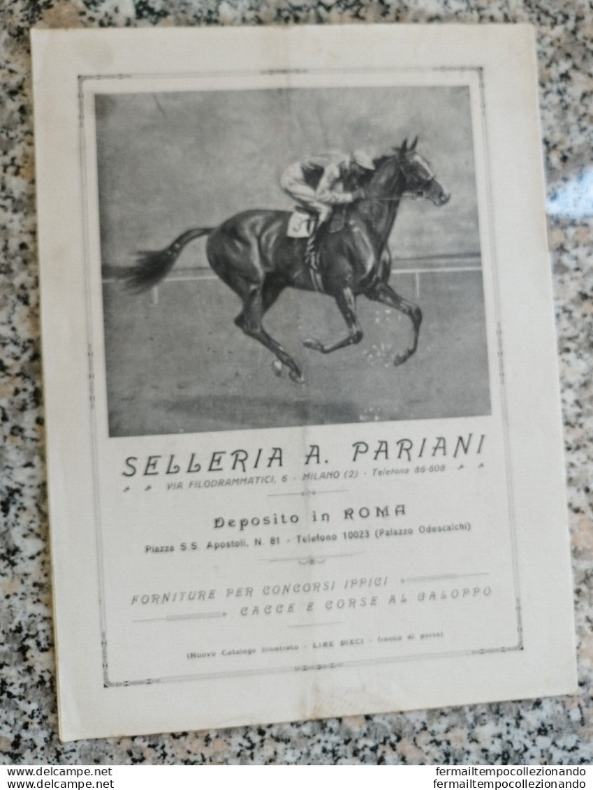 Bp34 Rivista Il Cavallo Italiano 1927 Concorso Ippico Di Salsomaggiore - Tijdschriften & Catalogi