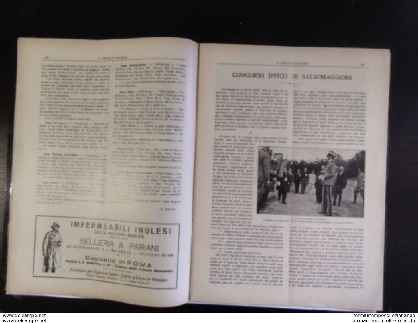 Bp34 Rivista Il Cavallo Italiano 1927 Concorso Ippico Di Salsomaggiore - Tijdschriften & Catalogi