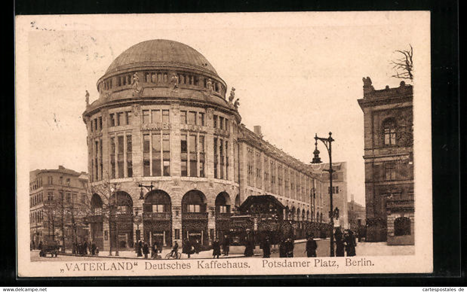 AK Berlin, Potsdamer Platz, Deutsches Kaffeehaus Vaterland  - Tiergarten