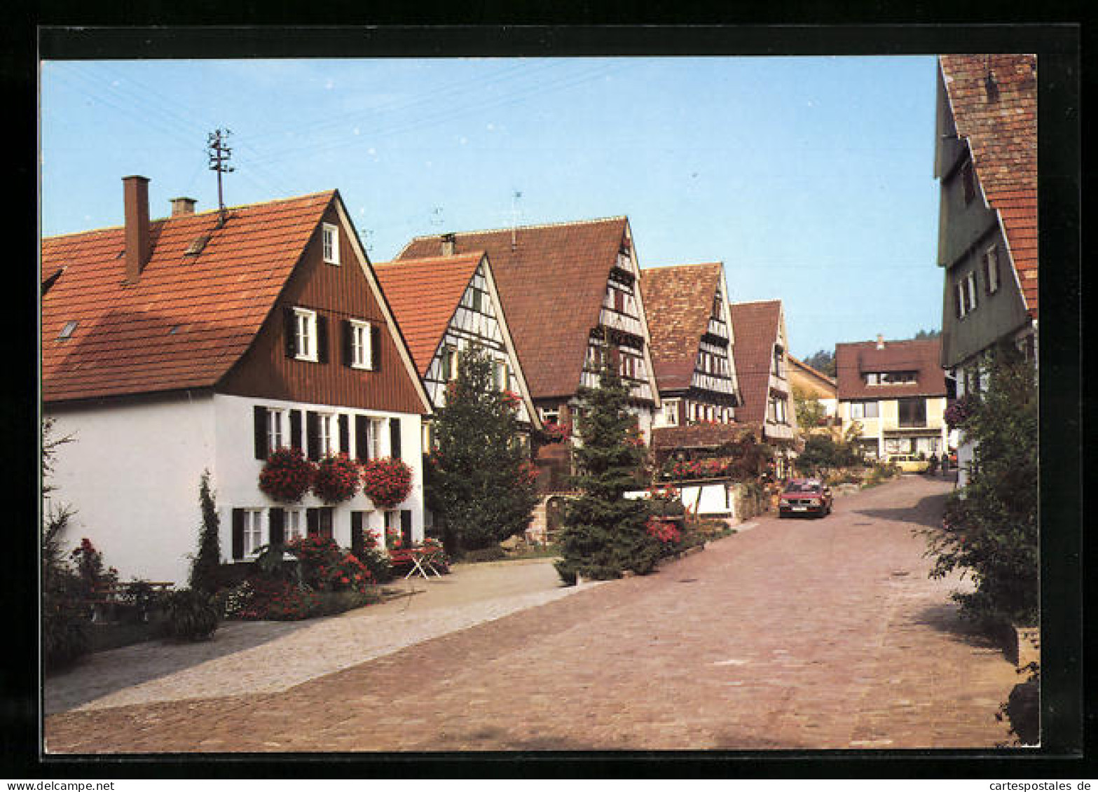 AK Bad Teinach-Zavelstein, Strassenpartie Im Städ`le  - Bad Teinach